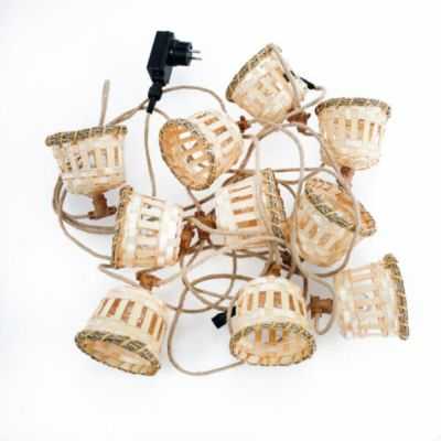 GUIRLANDE SOLAIRE ET RECHARGEABLE 10 AMPOULES AURORA