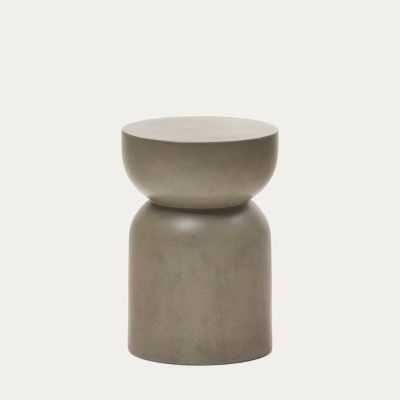 TABLE D'APPOINT GARBET RONDE 32 CM EN CIMENT