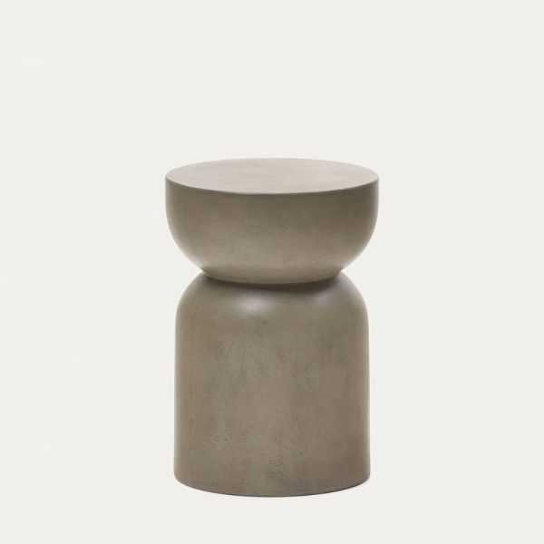 TABLE D'APPOINT GARBET RONDE 32 CM EN CIMENT