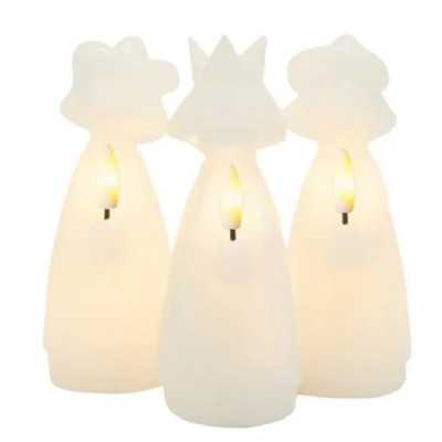CONJUNTO DE VELA LED TROIS...