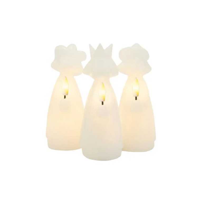 CONJUNTO DE VELA LED TROIS MARIE BRANCA