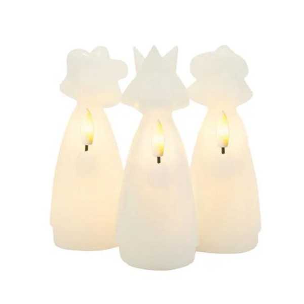 CONJUNTO DE VELA LED TROIS MARIE BRANCA