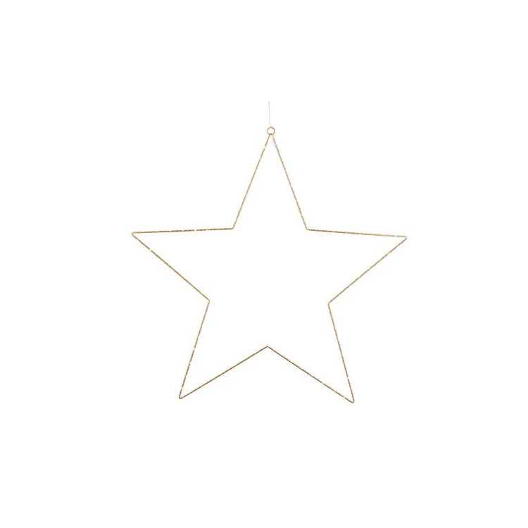 LIVA SUSPENSÃO DE JANELA DE POPA 80 LEDS 70 CM OURO