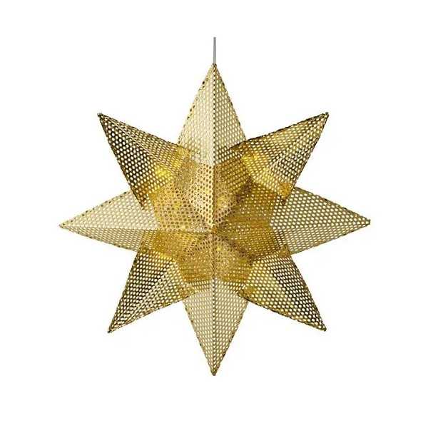 JANELA LENE ETOILE PENDURADA 33 CM OURO