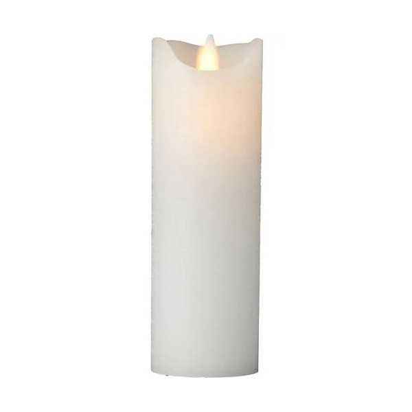VELA LED EXCLUSIVA SARA 5 X 15 CM BRANCA