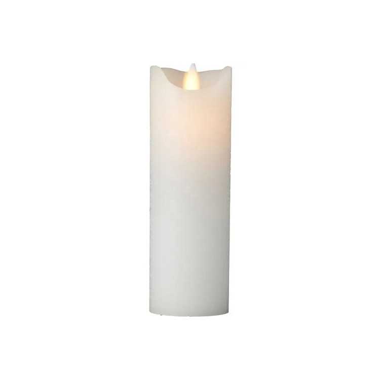 VELA LED EXCLUSIVA SARA 5 X 20 CM BRANCA