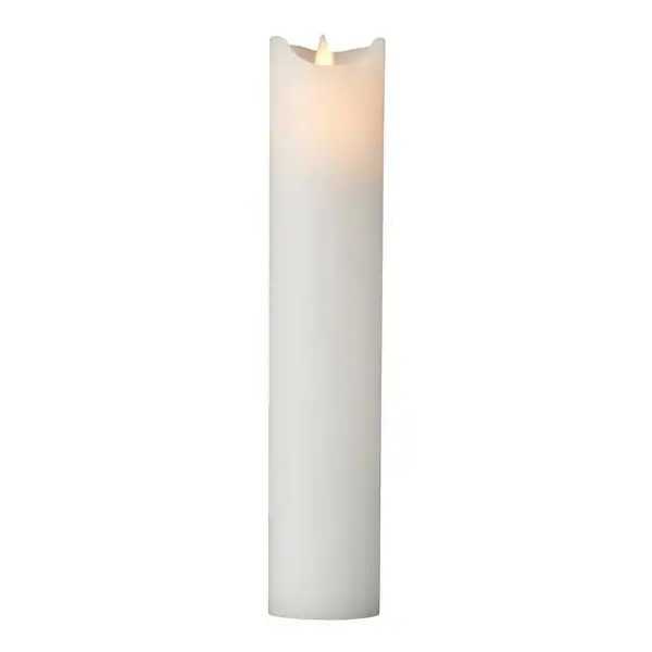VELA LED EXCLUSIVA SARA 5 X 25 CM BRANCA