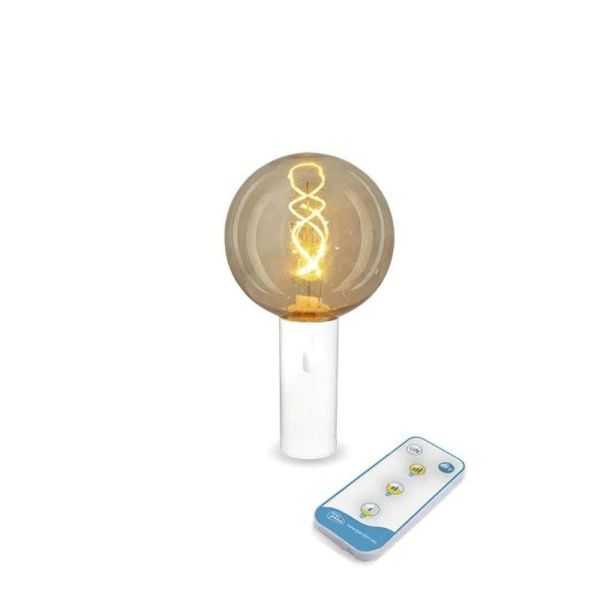 DECORATIVE BULB WITH BATTERY EDY G125 WHITE
