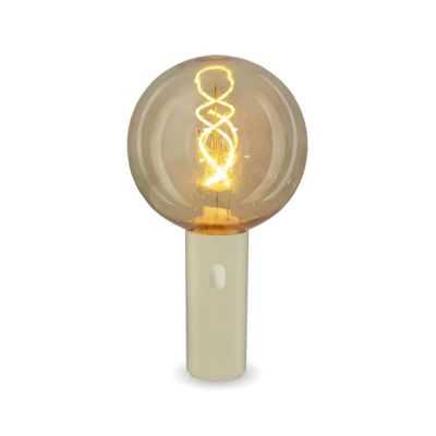LÂMPADA DECORATIVA COM BATERIA EDY G125 BEIGE