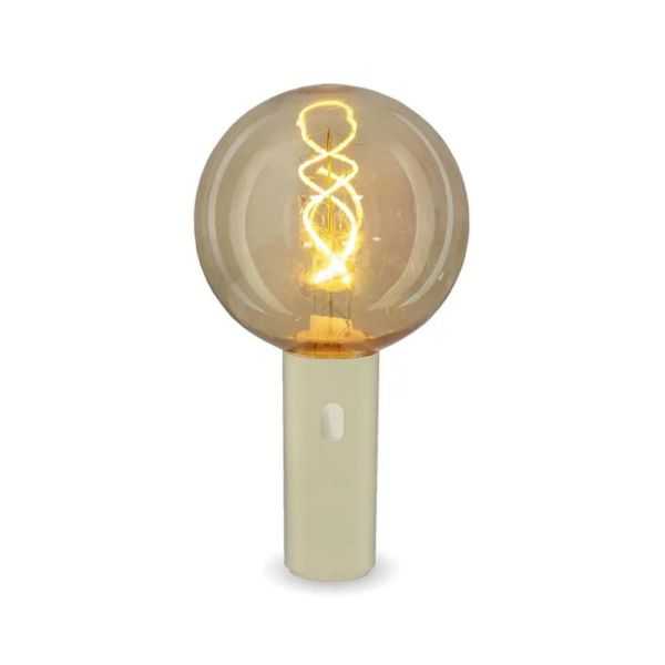 LÂMPADA DECORATIVA COM BATERIA EDY G125 BEIGE