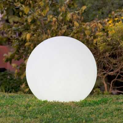 BOULE LUMINEUSE FLOTTANTE SOLAIRE BULY 40 BLANC 2