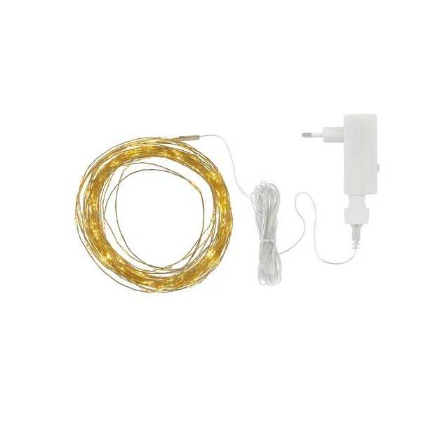GUIRLANDE A LED 16M 160 LEDS OR