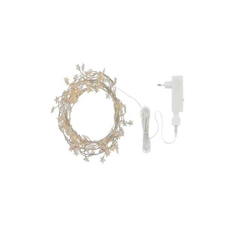 LED LIGHT GARLAND ANGEL HAIR TRILL 2M SILVER