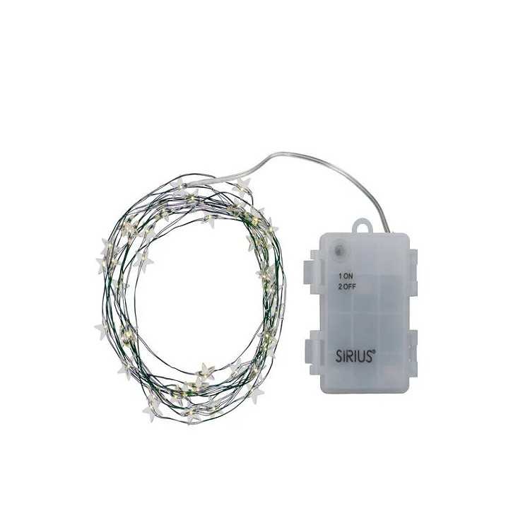 LED LIGHT GARLAND ANGEL HAIR TRILL 3.9M GREEN