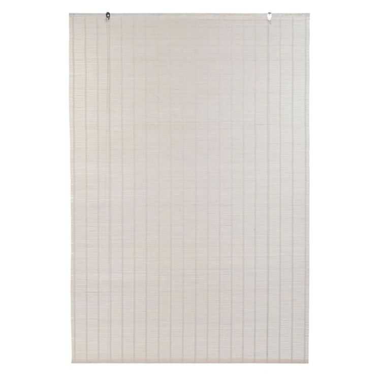 STORE 60X2X175 MM ROULABLE BAMBOU VERNI BLANC