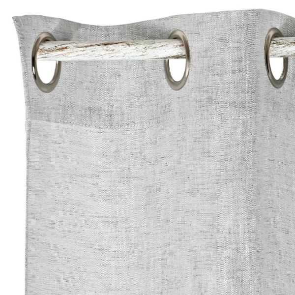 RIDEAU MÅTAL 140X270X170 CM METAL ET POLYESTER GRIS