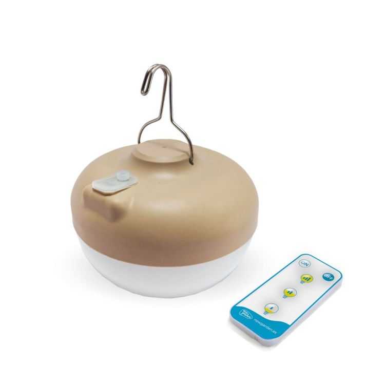 LÂMPADA DE CEREJA DIMERIZÁVEL PARA PENDURAR OU COLOCAR BEGE 9W