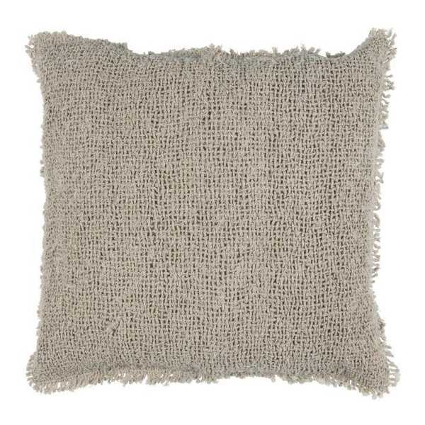 CUSHION COVER WITH FRINGED EDGES...