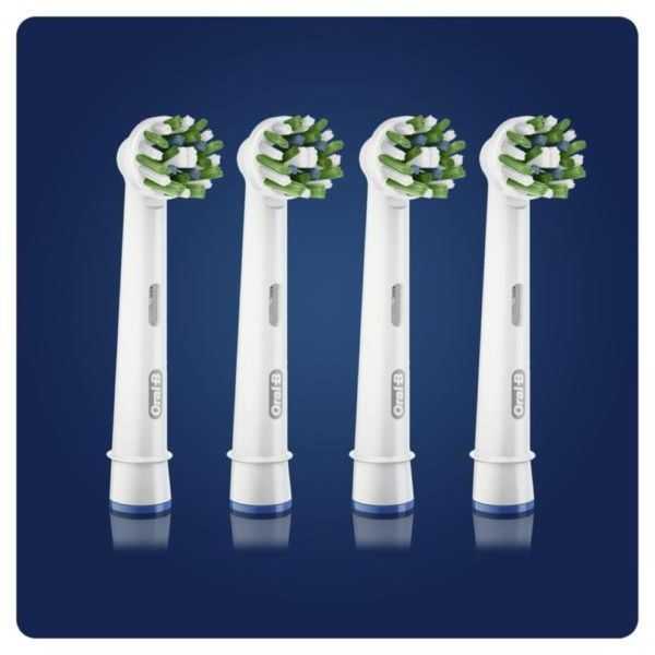 TETES DE BROSSE ORAL B CROSS ACTION (X4)