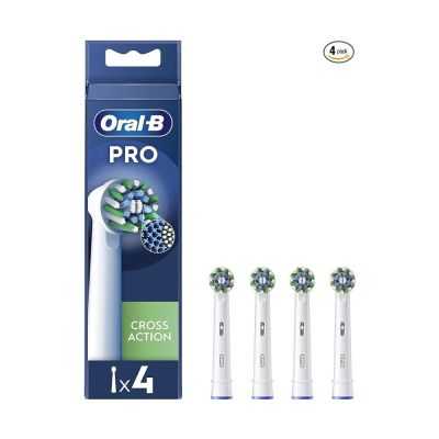 TETES DE BROSSE ORAL B CROSS ACTION (X4)