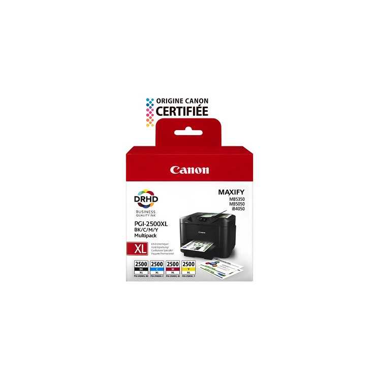 PACOTE DE CARTUCHO DE TINTA PGI-2500XL PRETO +...