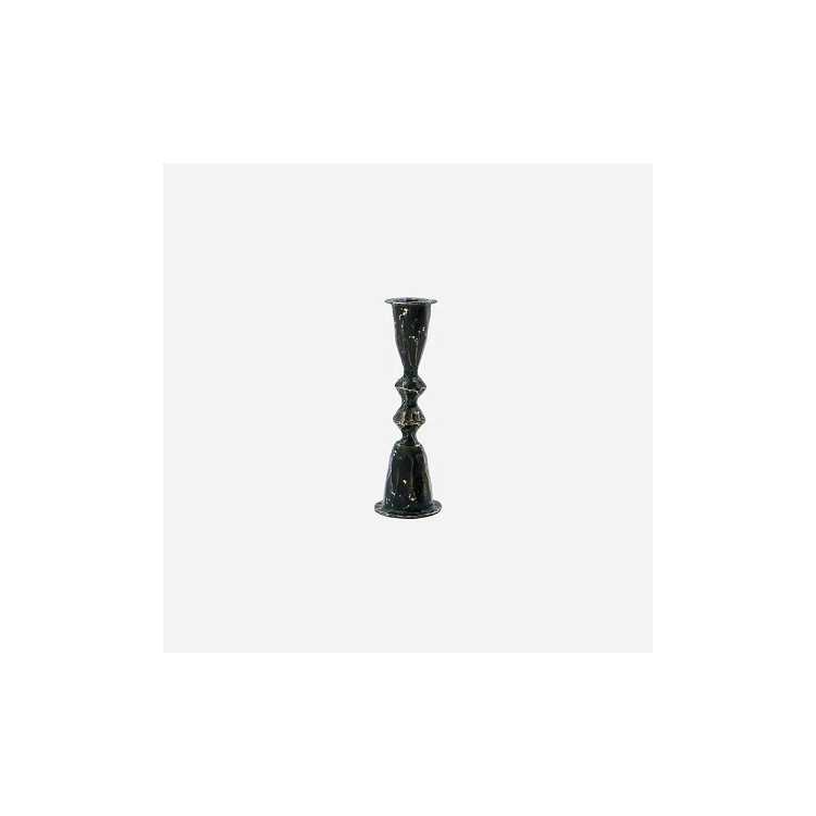 BOUGEOIR 16CM METAL NOIR