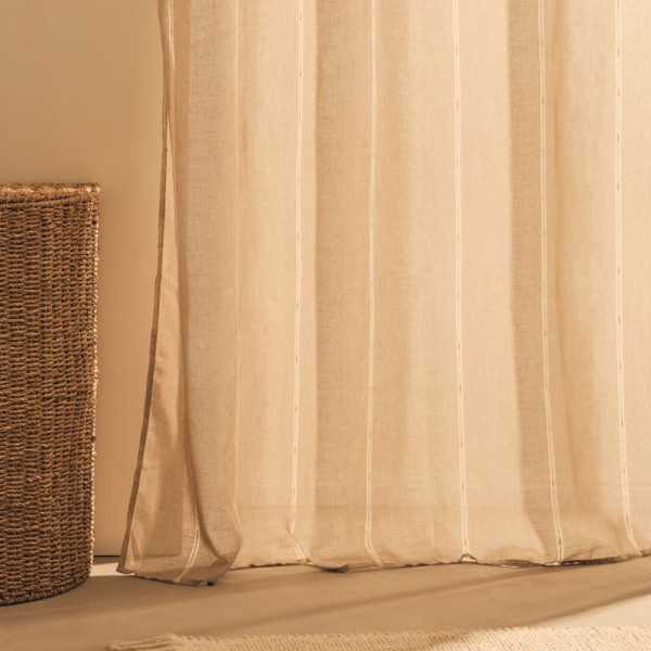 RIDEAU MAHINA 140X260 CM BEIGE