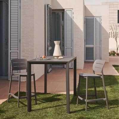 TABLE DE JARDIN CULIP 150X77CM ALUMINIUM 2