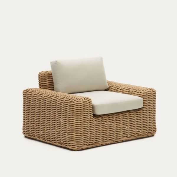FAUTEUIL PORTLLIGAT EXTERIEUR EN ROTIN SYNTHETIQUE FINITION NA