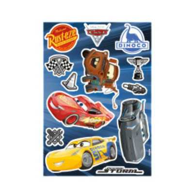 STICKER MURAL ADHESIF ''CARS'' 50 X 70 CM