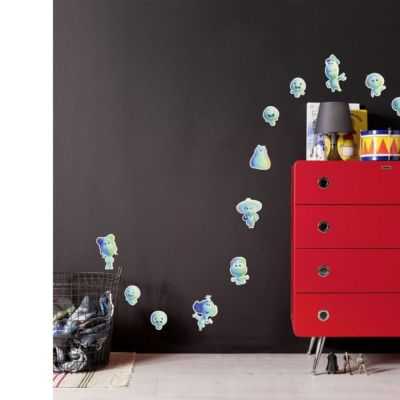 STICKER MURAL ADHESIF ''SOULMATES'' 50 X 70 CM 2