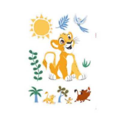 STICKER MURAL ADHESIF ''LION KING FARAWAY OASIS'' 50 X 70 CM