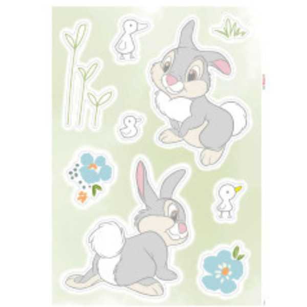 STICKER MURAL ADHESIF ''THUMPER GROWONG CARROTS'' 50 X 70 CM