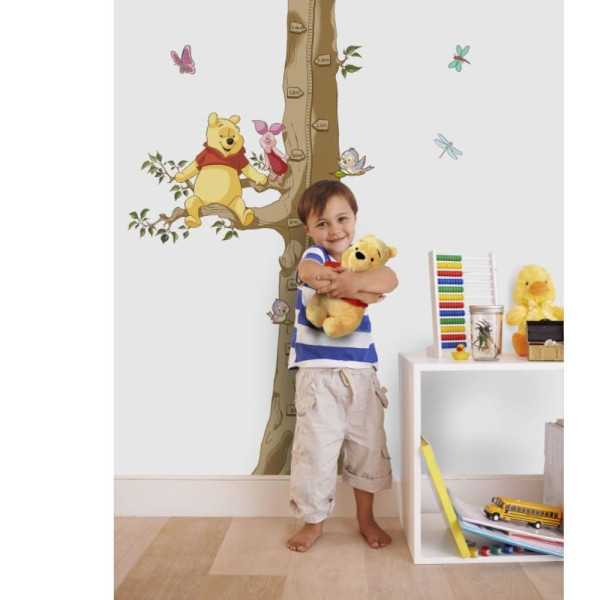 STICKER MURAL ADHESIF ''WINNIE THE POOH '' 100 X 70 CM