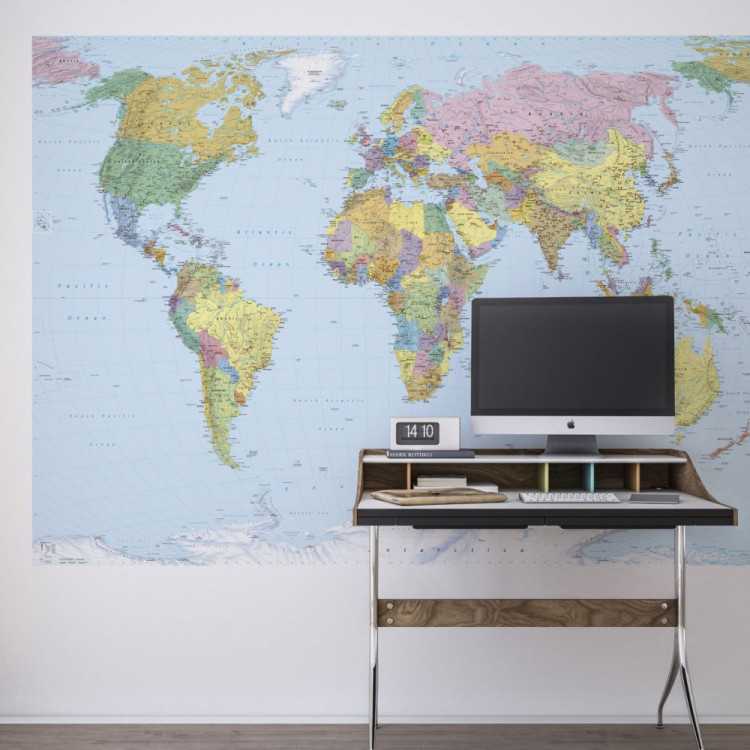 PHOTO MURALE ''WORDMAP'' 254 X 184 CM