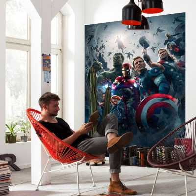 PHOTO MURALE ''AVENGERS AGE OF ULTRON '' 128 X 254 CM 2