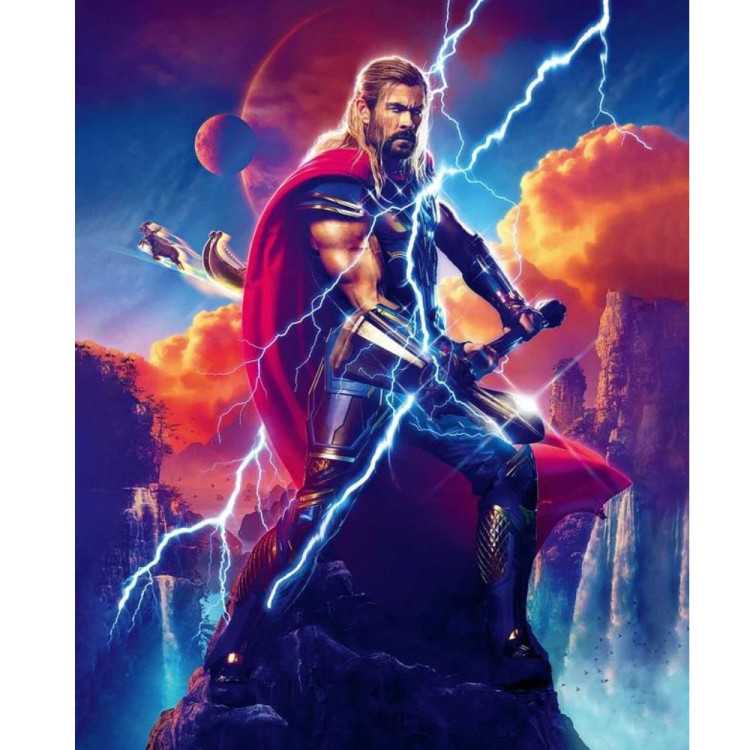 POSTER XXL IMPRESSION NUMERIQUE 'LOVE AND THUNDER ADVENTURE' 200 x 25