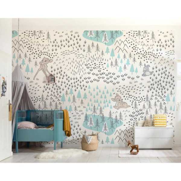 POSTER XXL IMPRESSION NUMERIQUE 'BAMBI WOODLAND' 400 x 280 CM