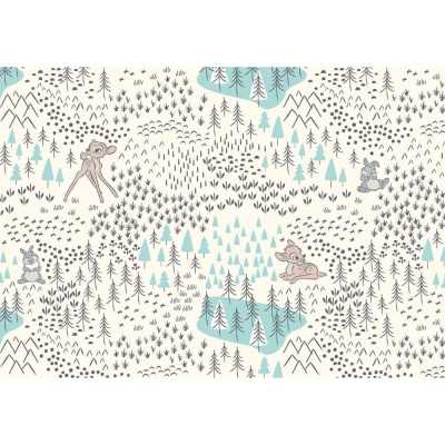 POSTER XXL IMPRESSION NUMERIQUE 'BAMBI WOODLAND' 400 x 280 CM