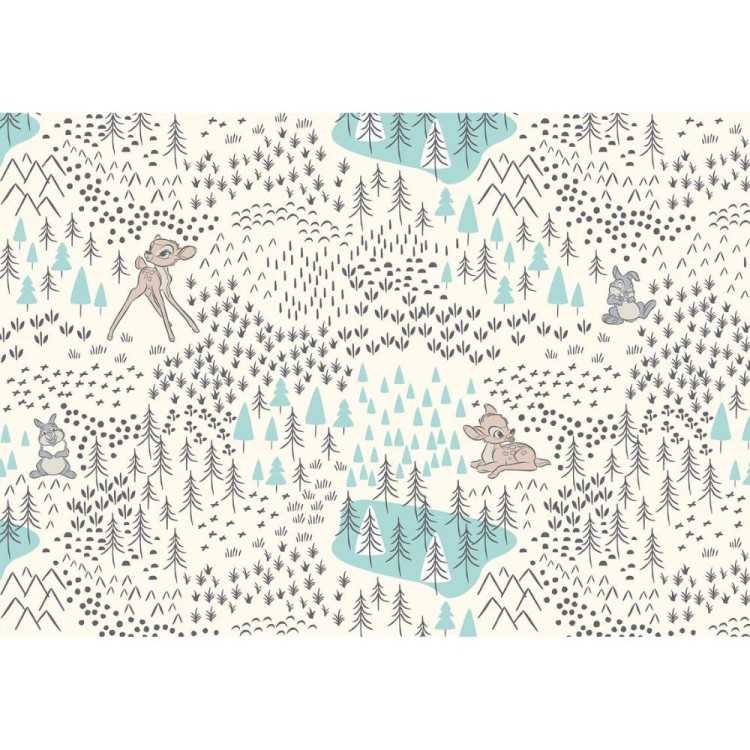 POSTER XXL IMPRESSION NUMERIQUE 'BAMBI WOODLAND' 400 x 280 CM