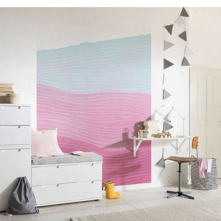 POSTER XXL IMPRESSION NUMERIQUE ''MILD MOUNDS'' 200 x 250 CM