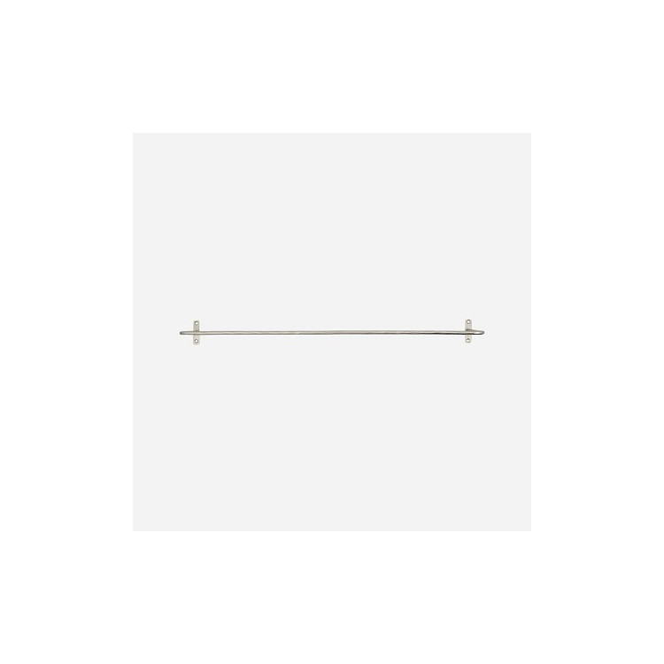 WELO TOWEL RACK BRUSHED SILVER