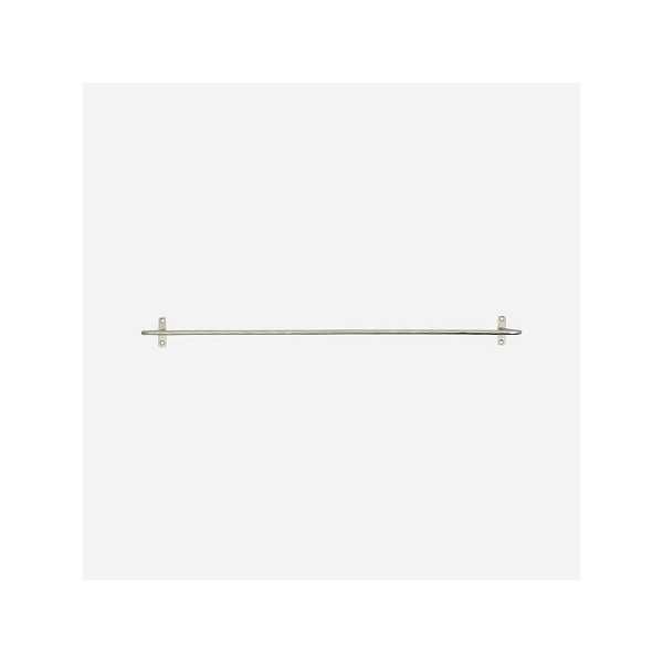 WELO TOWEL RACK BRUSHED SILVER