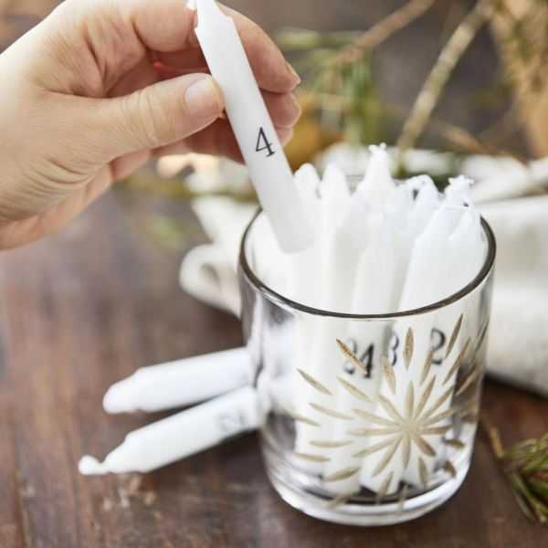 BOUGEOIR POUR BOUGE 10 CM AVEC ETOILES GRAVEES