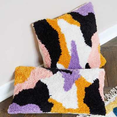 COUSSIN IMPRIME ''PYNTEPUDE'' 45 X 45 CM MULTICOLORE 2