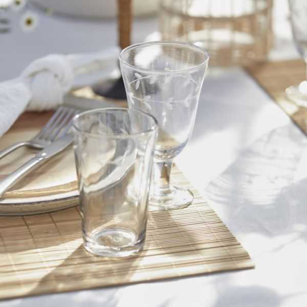SET DE TABLE EN BAMBOU NATUREL X4