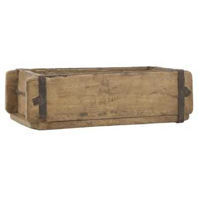 BOITE MOULE À BRIQUE EN BOIS RECYCLE 31 CM