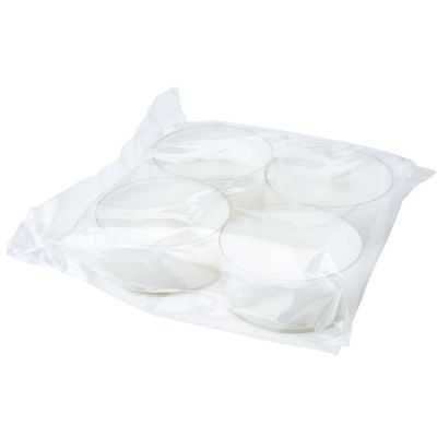 BOUGIE CHAUFFE-PLAT Ø5,8XH2 CM BLANC X4
