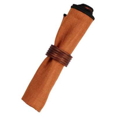 ENSEMBLE DE 2 RONDS DE SERVIETTE BOIS MADERE RONDS RAINURES 2