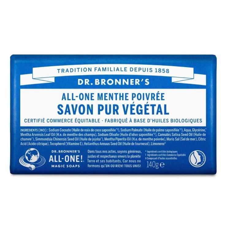 SAVON SOLIDE MENTHE 140G